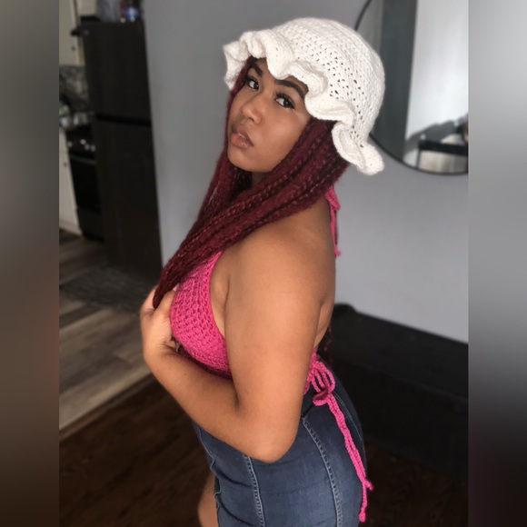 🌸 “Cozy Gurl” 🌸 Handmade Crochet Bralette Top - Picture 7 of 9